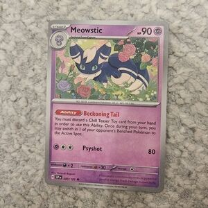 POKEMON TCG Card Meowstic Surging Sparks 85/191